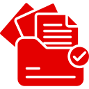 Icône de documents au Canada, illustrant le processus pour travailler ou obtenir un emploi au Canada.